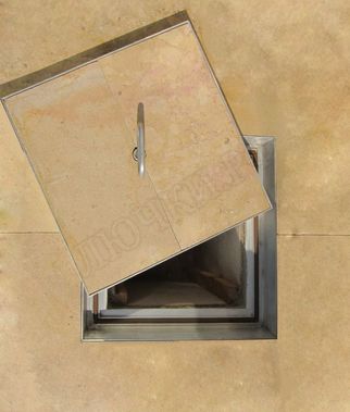 Напольный люк Премиум 54 мм, 1 створка Напольный люк Премиум 54 мм, 1 створка