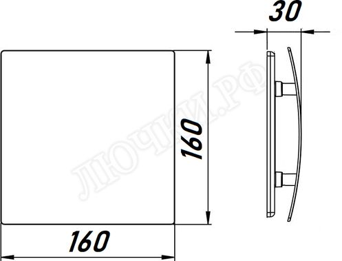 Вытяжной вентилятор Awenta System+, Silent, 100, KWS100M, PEH100, Хром, пластик Вытяжной вентилятор Awenta System+, Silent, 100, KWS100M, PEH100, Хром, пластик