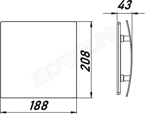 Вытяжной вентилятор Awenta System+, Turbo, 125, KWT125H, PEI125, Нержавеющая сталь Вытяжной вентилятор Awenta System+, Turbo, 125, KWT125H, PEI125, Нержавеющая сталь