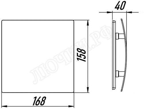 Вытяжной вентилятор Awenta System+, Silent, 100, KWS100M, PEGR100M, Красный матовый, стекло Вытяжной вентилятор Awenta System+, Silent, 100, KWS100M, PEGR100M, Красный матовый, стекло