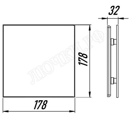 Вытяжной вентилятор Awenta System+, Turbo, 125, KWT125H, PTGB125P, Чёрный глянцевый, стекло Вытяжной вентилятор Awenta System+, Turbo, 125, KWT125H, PTGB125P, Чёрный глянцевый, стекло